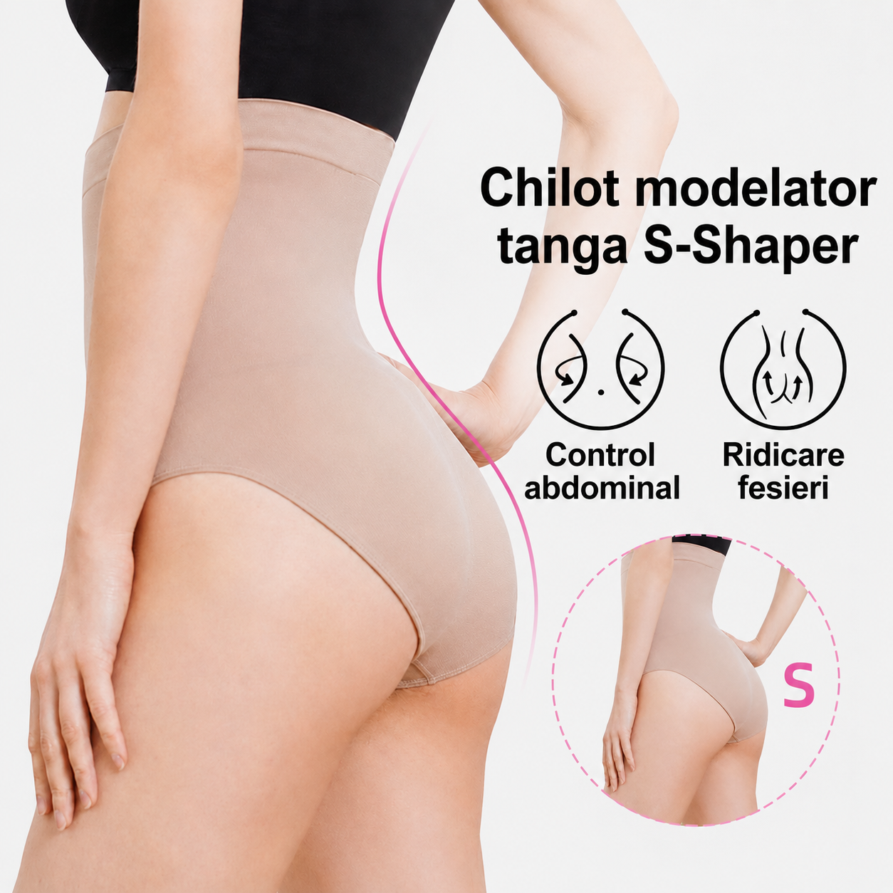Chilot modelator cu talie înaltă