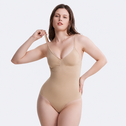 Body modelator cu capse și bretele