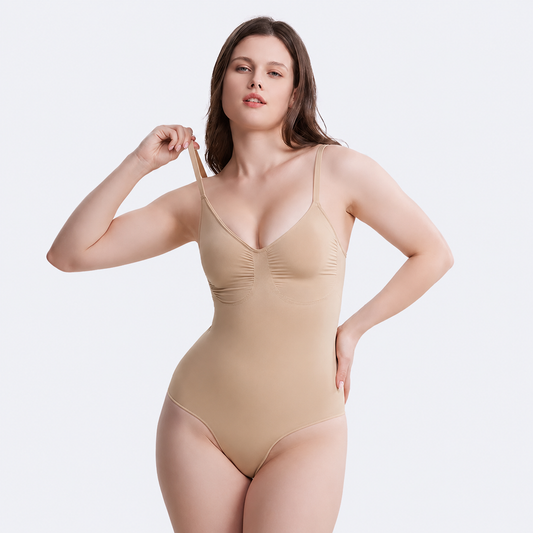 Body modelator cu capse și bretele